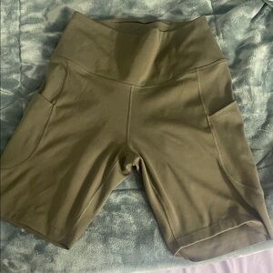 Nike Green Bike Shorts Comfortable and Stylish
